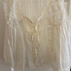 FP Movement by Free People White Satin Camisole